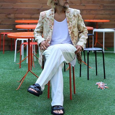 Trendy Casual Print Suit for Men