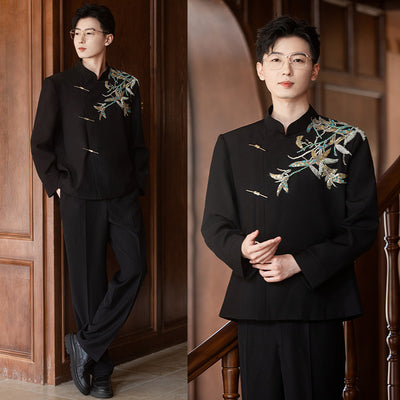 Elegant Zhongshan Wedding Suit for Men