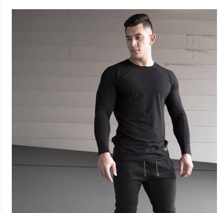 Breathable Men’s Fitness T-Shirt – Autumn Gym Wear Spain