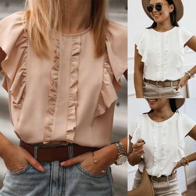 Ruffle Blouse Top