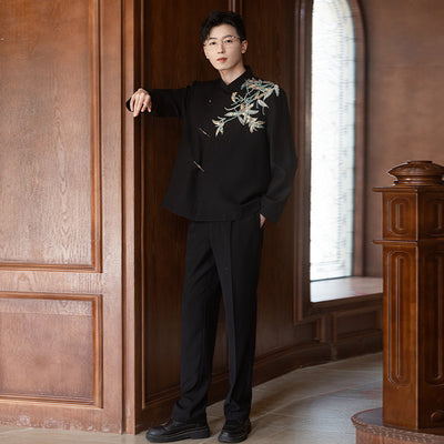Elegant Zhongshan Wedding Suit for Men