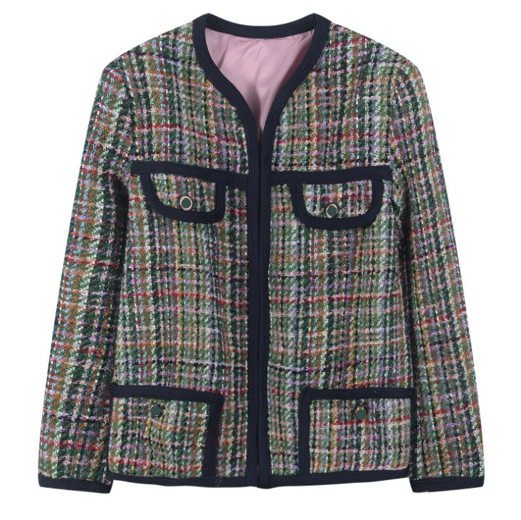 French Minority Elegant Celebrity Tweed S Family Coat Knitting Cardigan Women Shorts Suit Women''S Open Sale