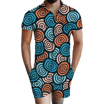 3D Shorts Suit for Men – One-Piece Summer Outfit Spain