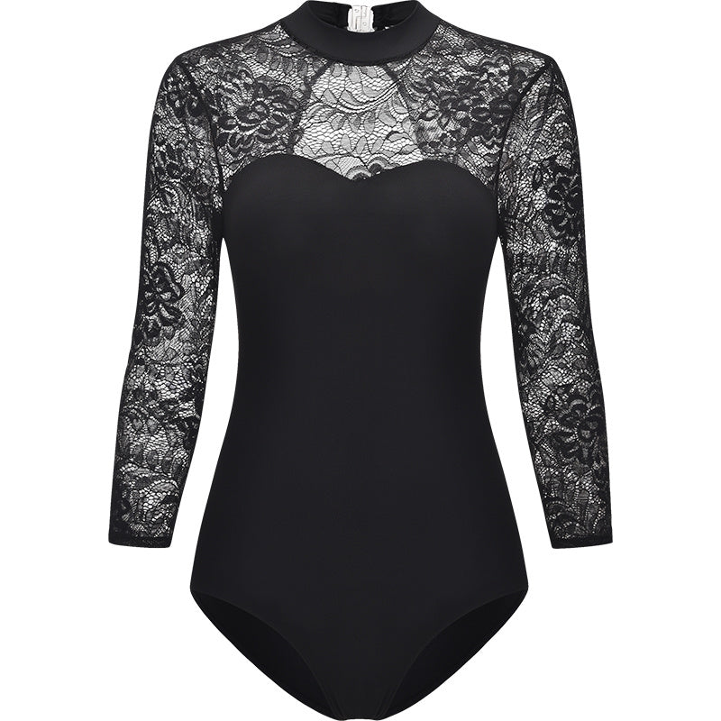 Lace Ballet Body Suit Women s All in one Aerial Yoga Suit