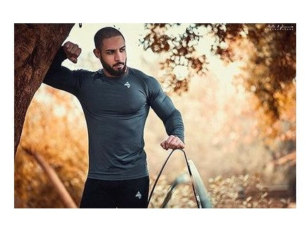 Breathable Men’s Fitness T-Shirt – Autumn Gym Wear Spain
