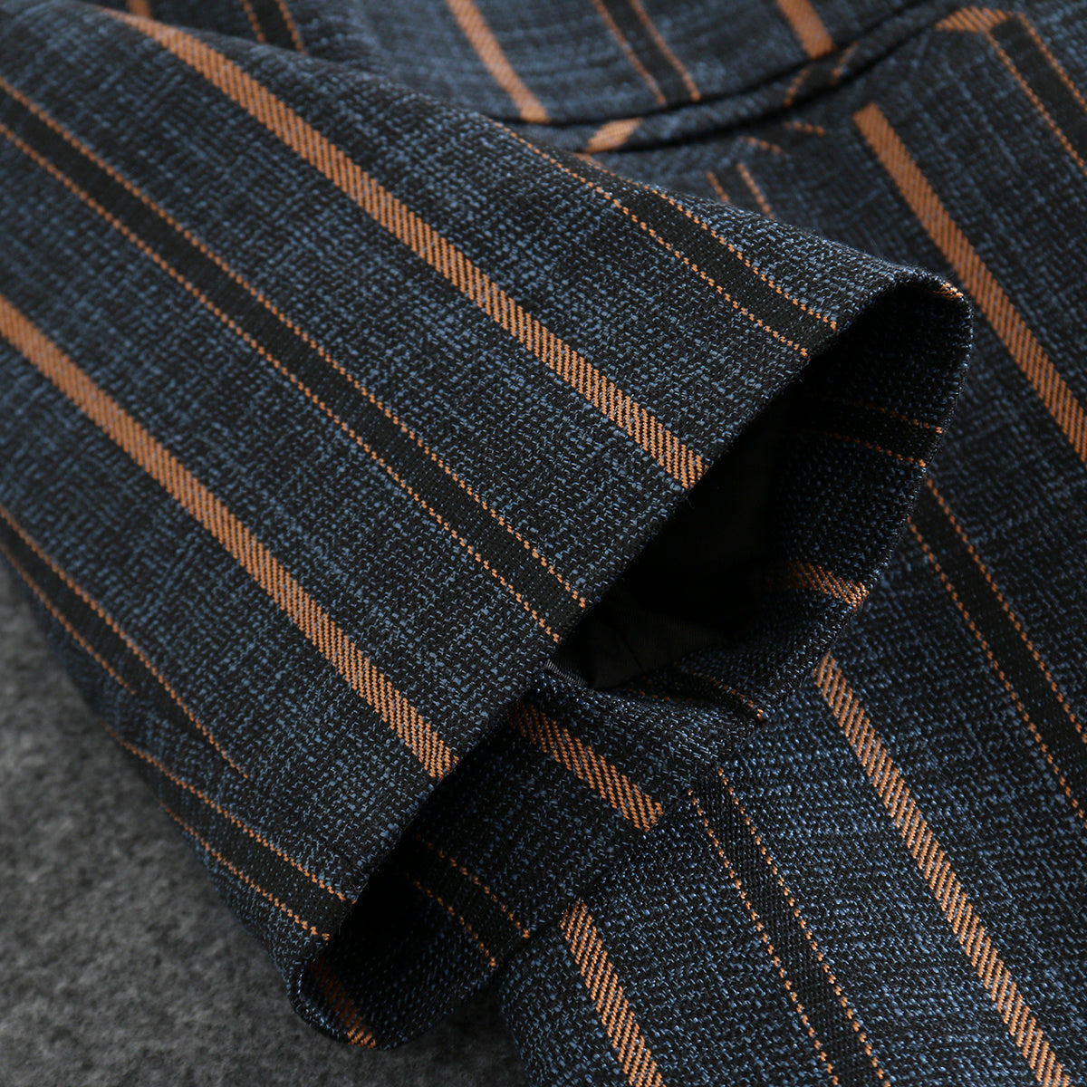 Temperament striped small suit suit women