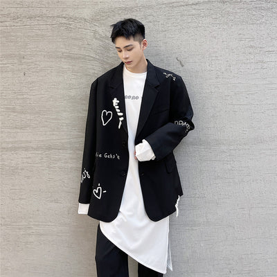 Trendy Graffiti Tracksuit for Men | Streetwear Leisure Suit