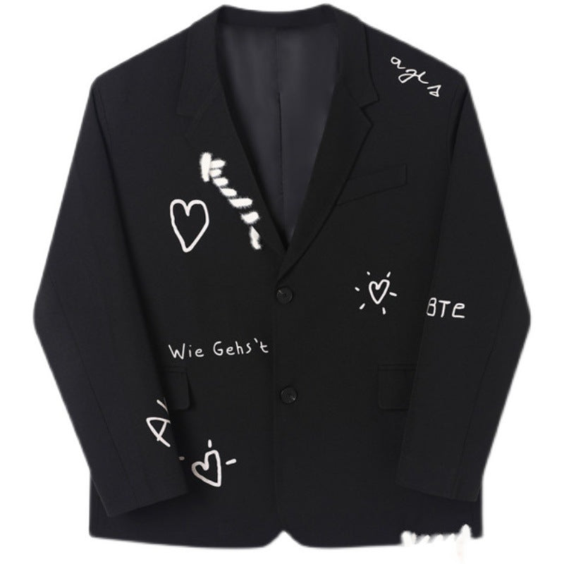 Trendy Graffiti Tracksuit for Men | Streetwear Leisure Suit