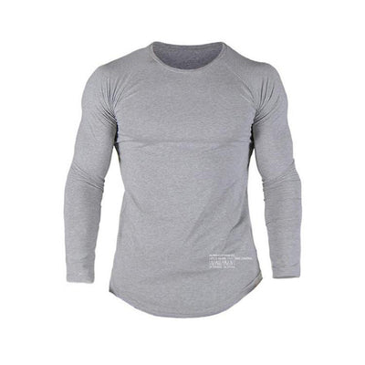 Breathable Men’s Fitness T-Shirt – Autumn Gym Wear Spain