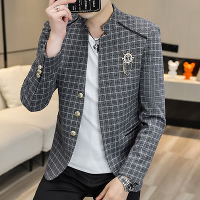 Stylish Men's Leisure Suit Coat – Trendy Fit for All Ages