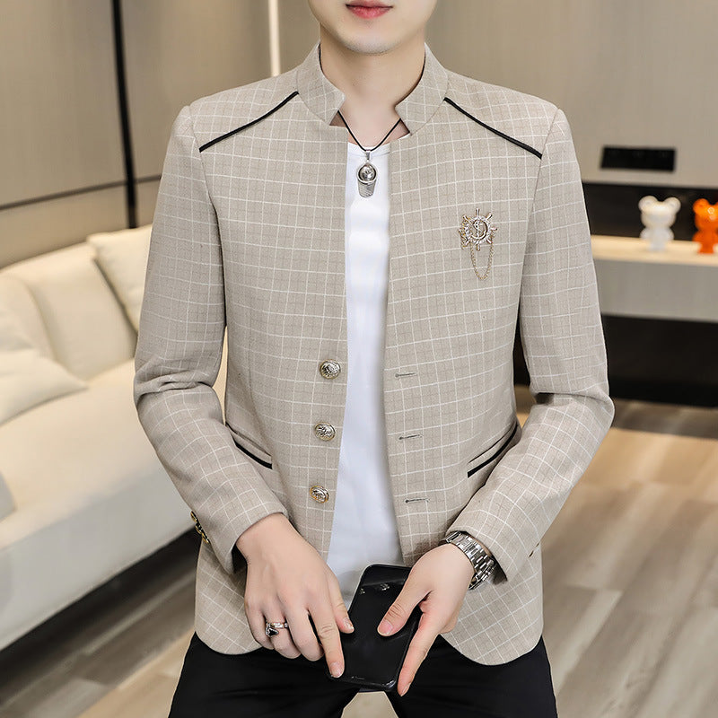 Stylish Men's Leisure Suit Coat – Trendy Fit for All Ages