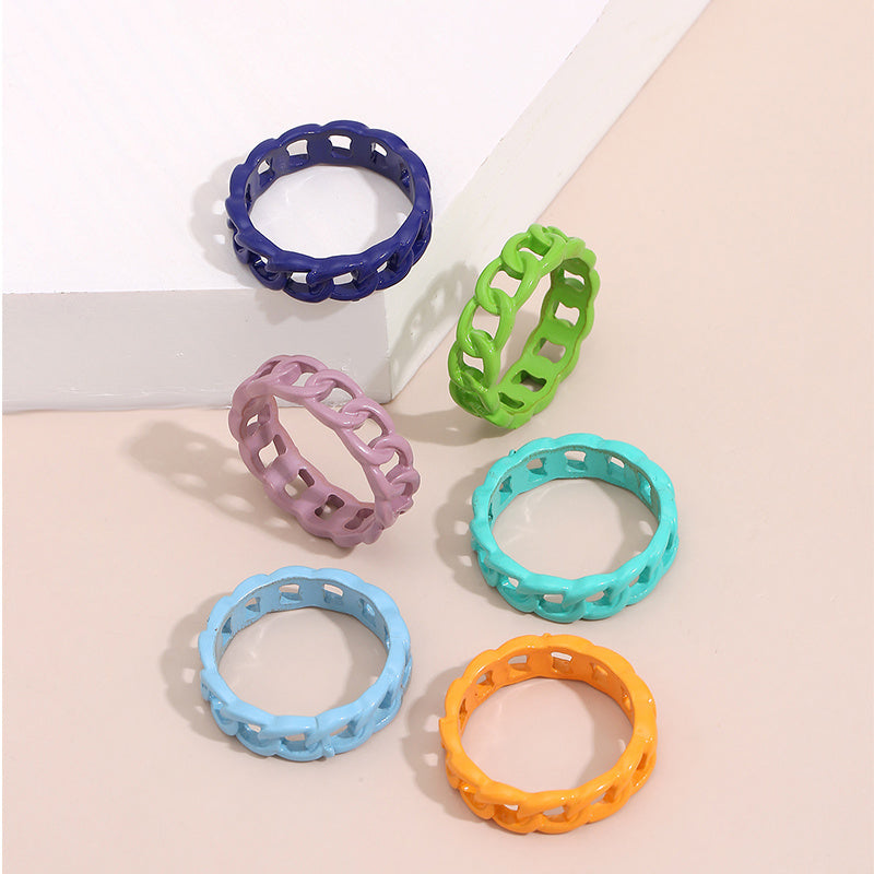 Geometry Suit Ring Women