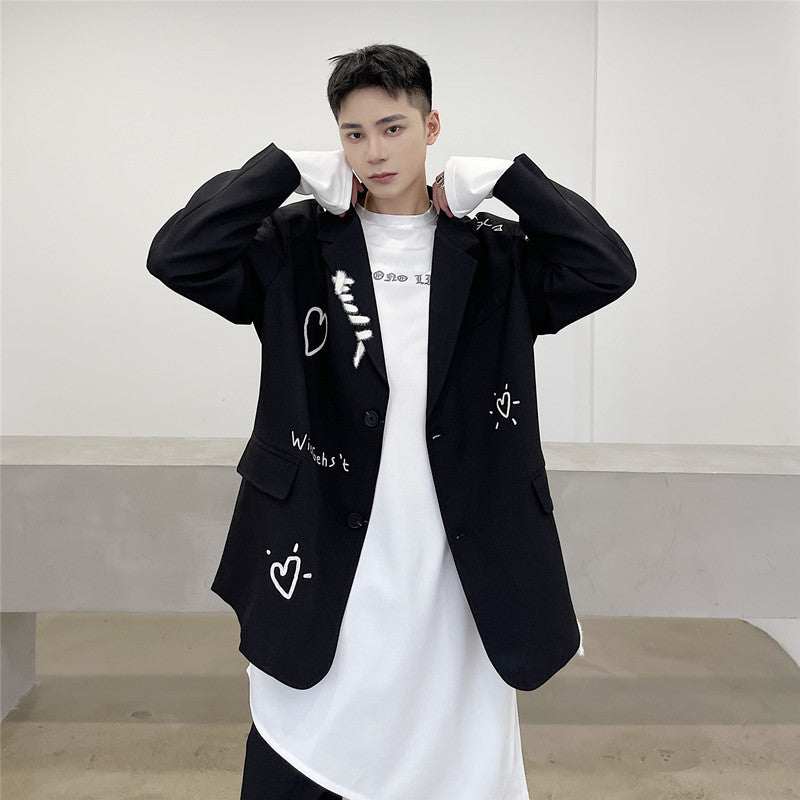 Trendy Graffiti Tracksuit for Men | Streetwear Leisure Suit
