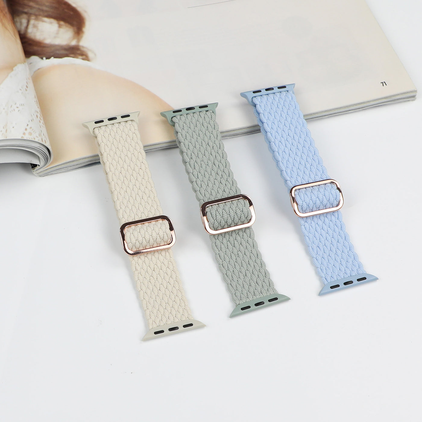 3 Watch Straps With S Model