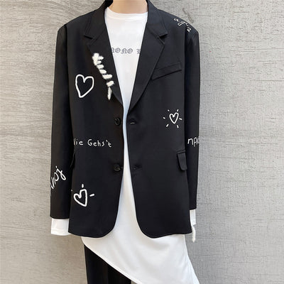 Trendy Graffiti Tracksuit for Men | Streetwear Leisure Suit