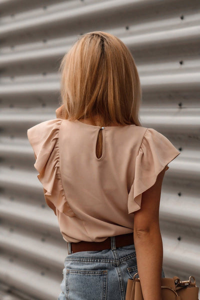 Ruffle Blouse Top