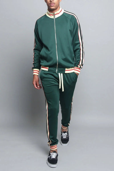 Trendy Sports Men Two-Piece Suit 