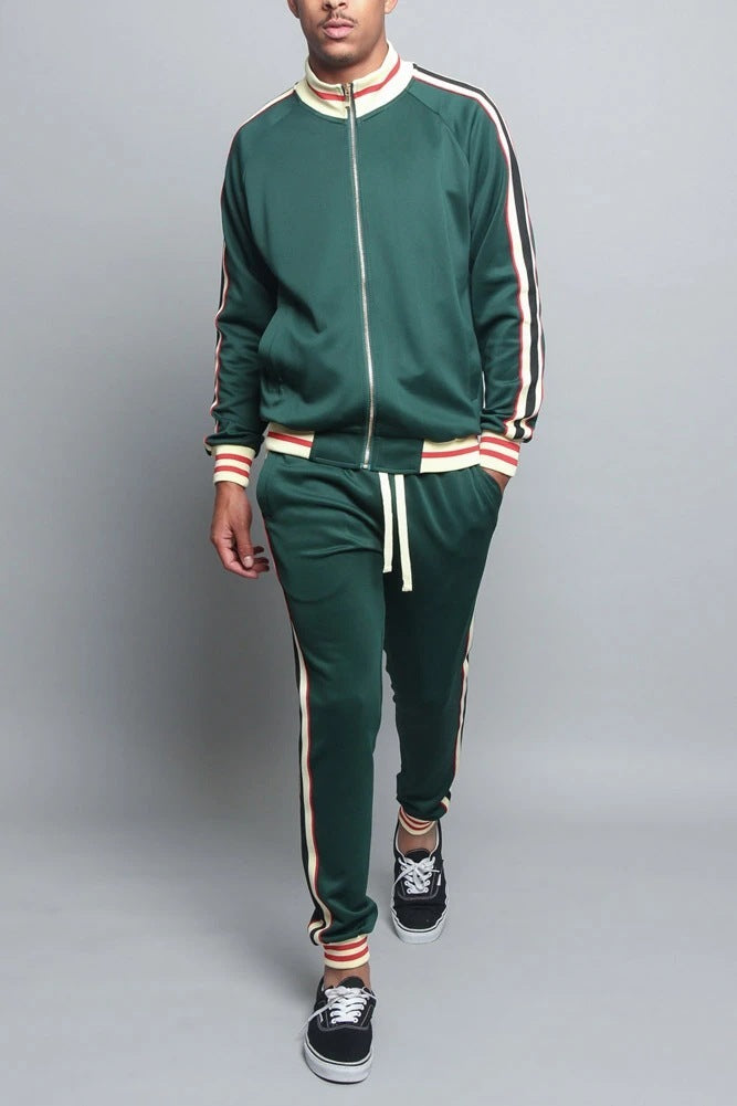 Trendy Sports Men Two-Piece Suit 
