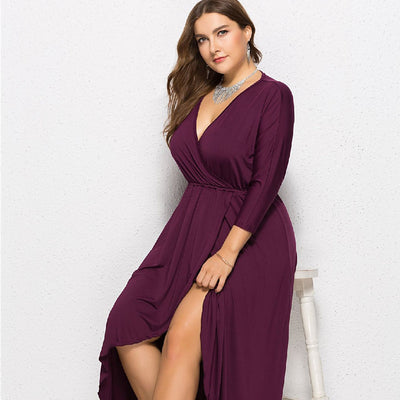 Elegant V-Neck Dress