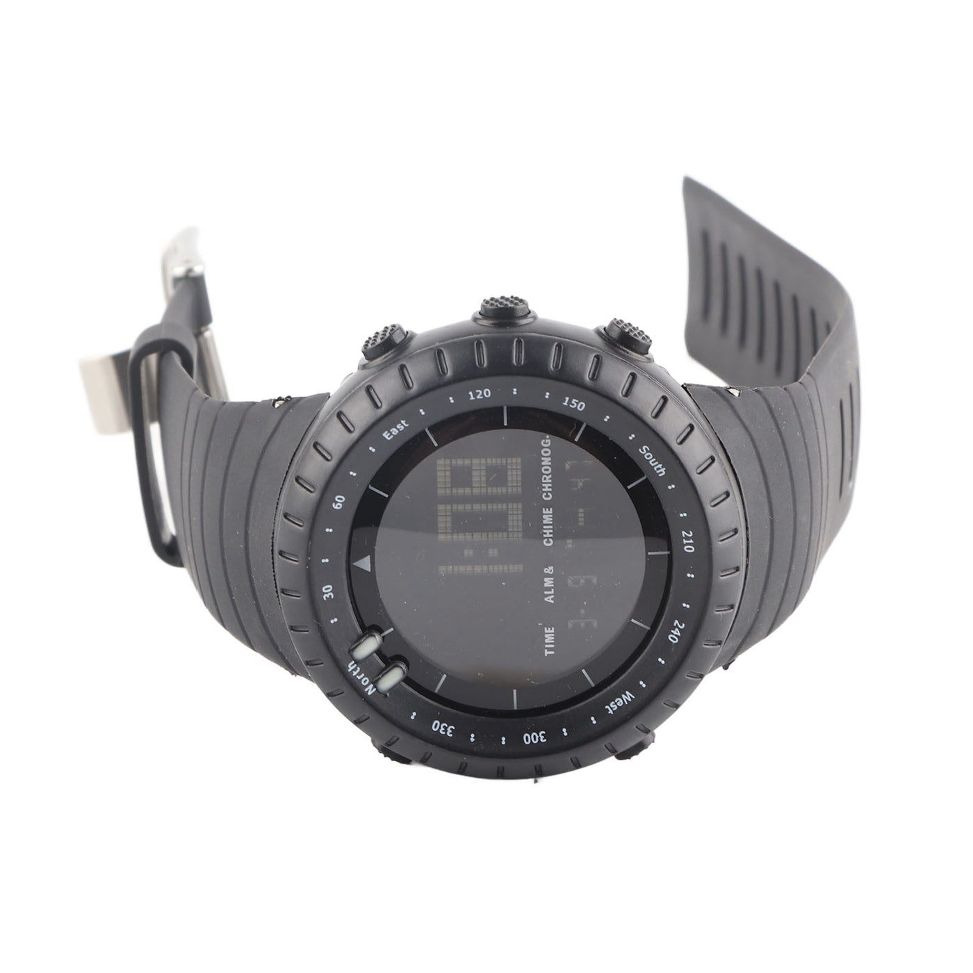 HZ500 Digital Electronic Watches Multifunctional Waterproof Wristwatch for Outdoor Sports Daily Use Black
