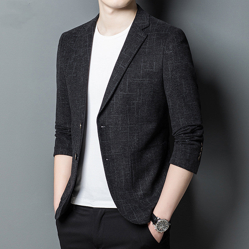 Korean Slim Fit Men’s Suit | Stylish Casual Blazer Spain