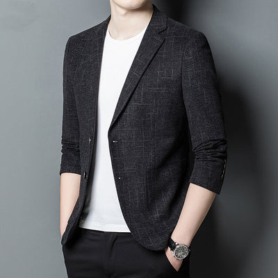 Korean Slim Fit Men’s Suit | Stylish Casual Blazer Spain