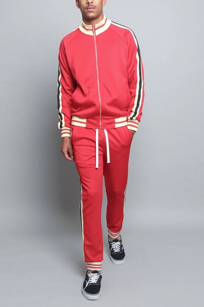 Trendy Sports Men Two-Piece Suit 