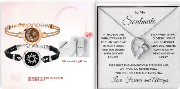 Couple Leather  Interactive Bracelet