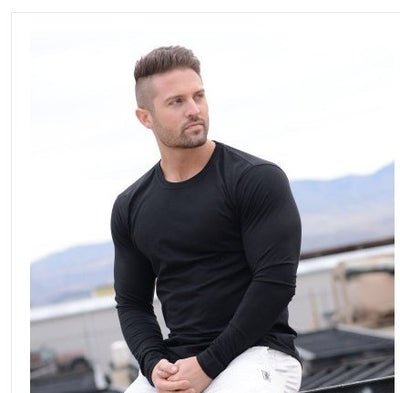 Breathable Men’s Fitness T-Shirt – Autumn Gym Wear Spain