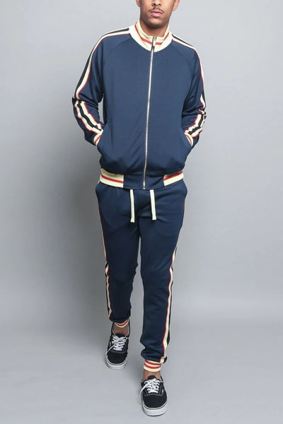 Trendy Sports Men Two-Piece Suit 