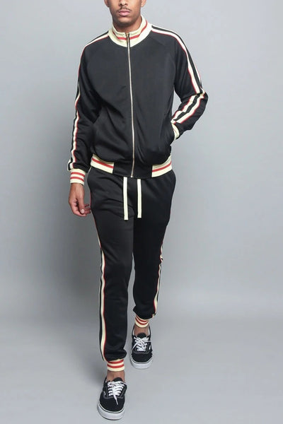 Trendy Sports Men Two-Piece Suit 