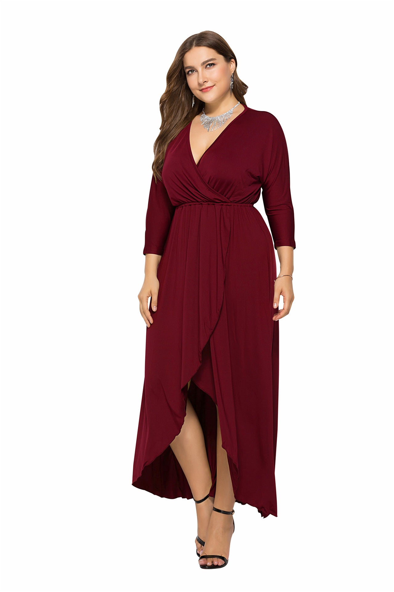 Elegant V-Neck Dress