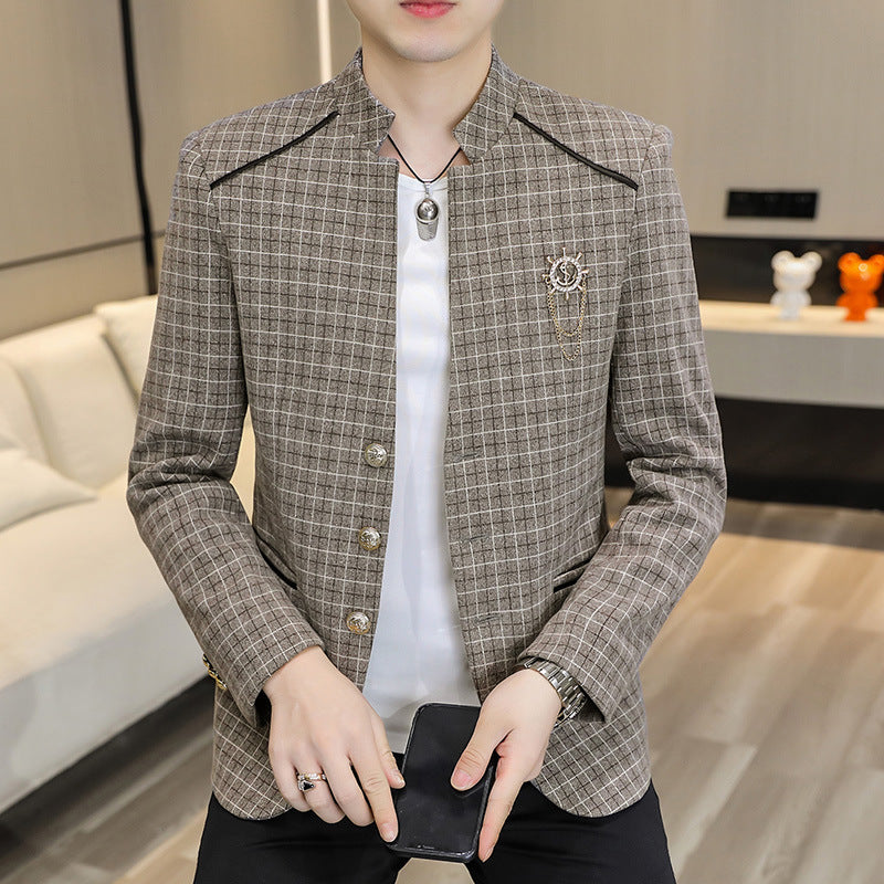 Stylish Men's Leisure Suit Coat – Trendy Fit for All Ages