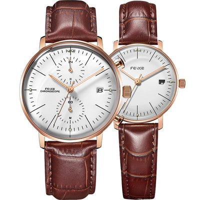 Men's And Women's FWaterproof Belt Watch