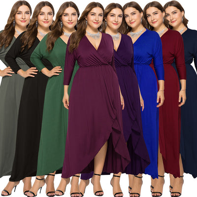 Elegant V-Neck Dress