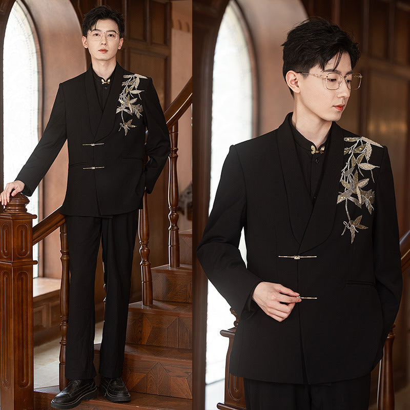 Elegant Zhongshan Wedding Suit for Men