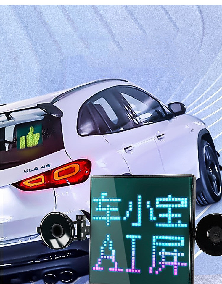 Fashion Car Windshield LED Pixel Display