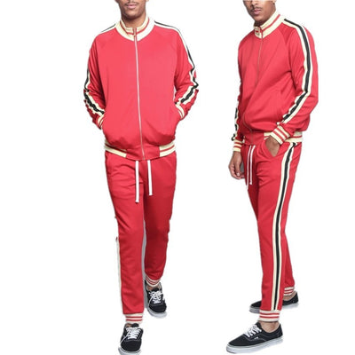 Trendy Sports Men Two-Piece Suit 
