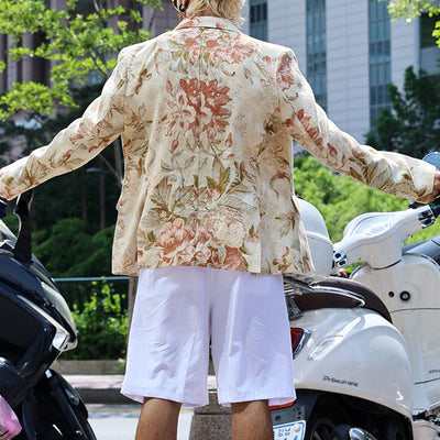 Casual Fashion Printing Suit Men