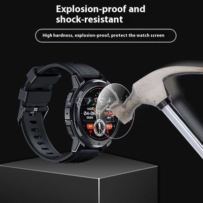 Suitable For Ouqi BT10 Wristwatch Tempered Screen Protector Glass Film