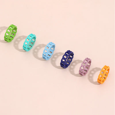 Geometry Suit Ring Women